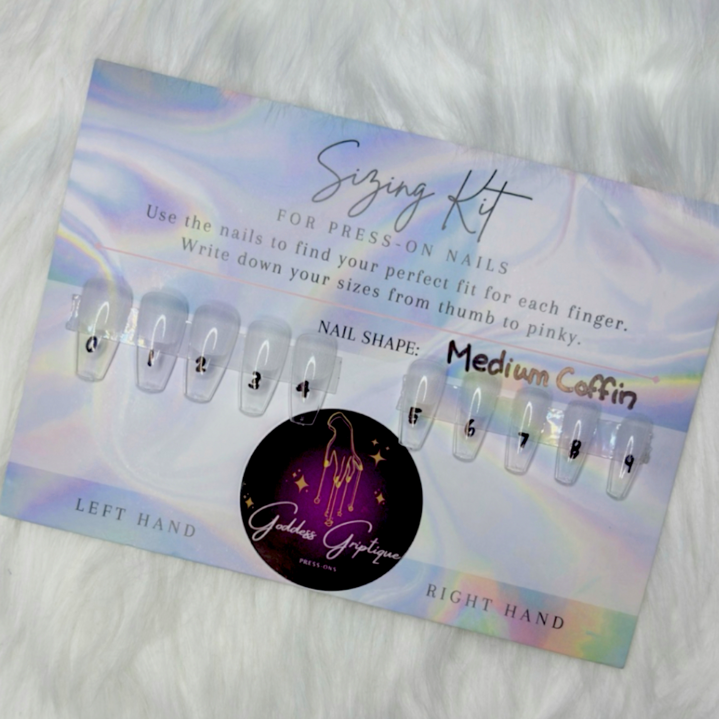 “Find Your Perfect Fit” — Press-On Nail Sizing Kit + Exclusive Discount Code